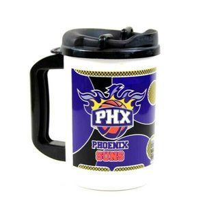 LARGER SIZE PHOENIX SUNS TRAVEL TUMBLER INSULATED COFFEE MUG NEW